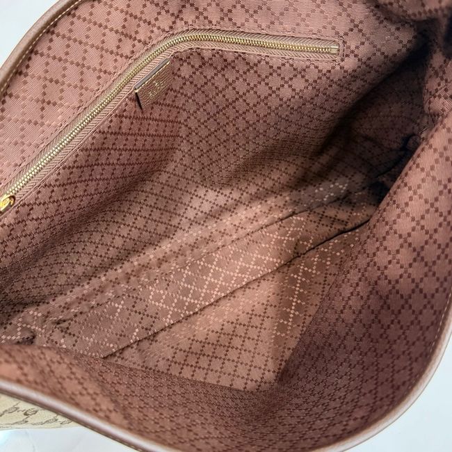 Gucci Jackie Flap large crossbody bag A005ZI brown GG canvas Gucci Jackie Flap large crossbody bag A005ZI brown GG canvas
