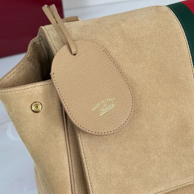Gucci Paparazzo large top handle bag 875019 Apricot suede Gucci Paparazzo large top handle bag 875019 Apricot suede