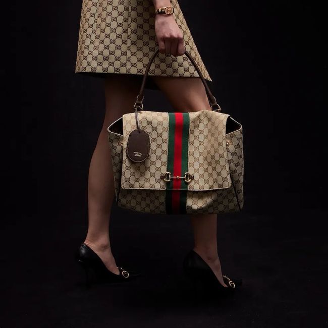 Gucci Paparazzo large top handle bag 875019 brown GG canvas Gucci Paparazzo large top handle bag 875019 brown GG canvas