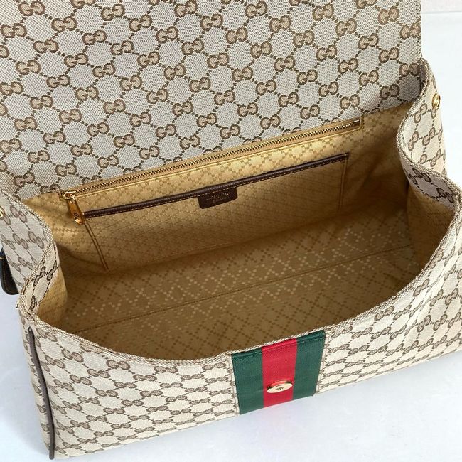 Gucci Paparazzo large top handle bag 875019 brown GG canvas Gucci Paparazzo large top handle bag 875019 brown GG canvas