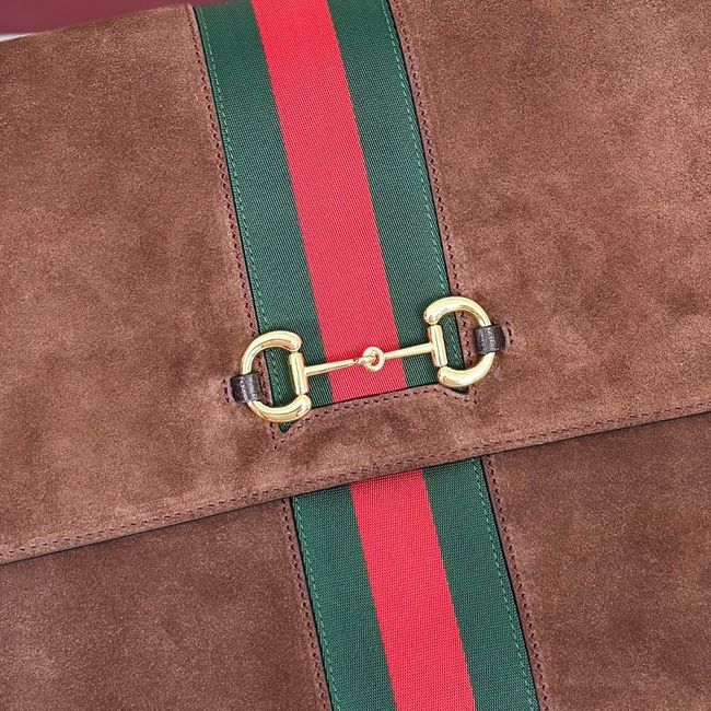 Gucci Paparazzo large top handle bag 875019 dark brown suede Gucci Paparazzo large top handle bag 875019 dark brown suede