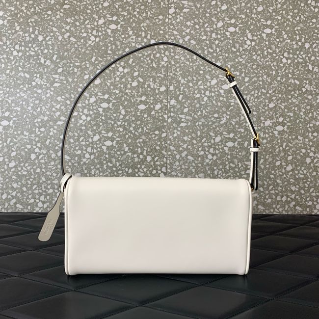 VALENTINO DEVAIN Small Sheepskin Shoulder Bag WB0T31 white VALENTINO DEVAIN Small Sheepskin Shoulder Bag WB0T31 white