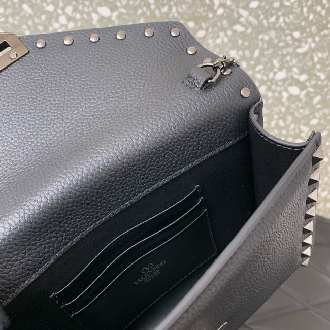 VALENTINO ROCKSTUD Small Calfskin Handbag VA088 black VALENTINO ROCKSTUD Small Calfskin Handbag VA088 black