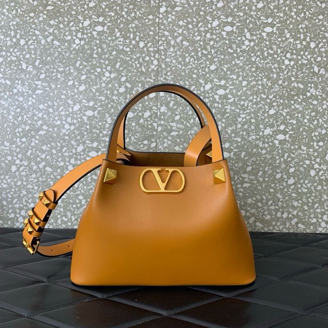 VALENTINO small Sheepskin Shoulder Bag 0112S brown VALENTINO small Sheepskin Shoulder Bag 0112S brown