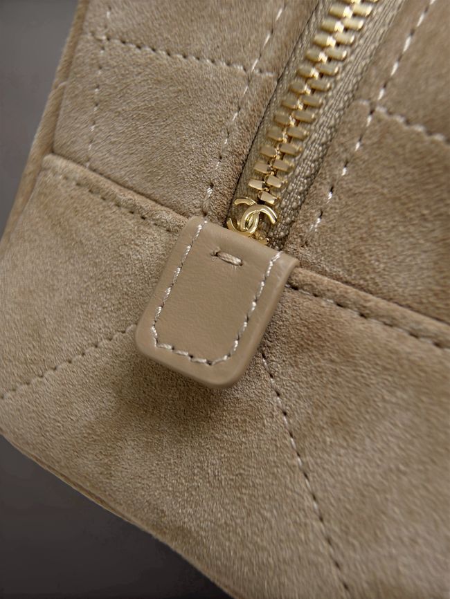 CHANEL Medium Flapbag AS6406 Dark Beige