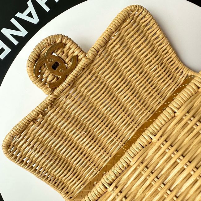CHANEL Shoulder Bag AS5994 Apricot