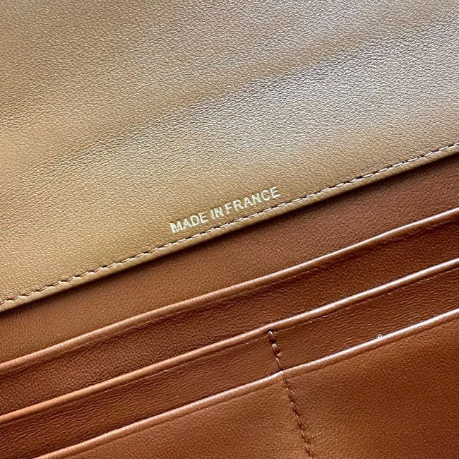 Chanel Clutch with chain Sheepskin AP5280 brown