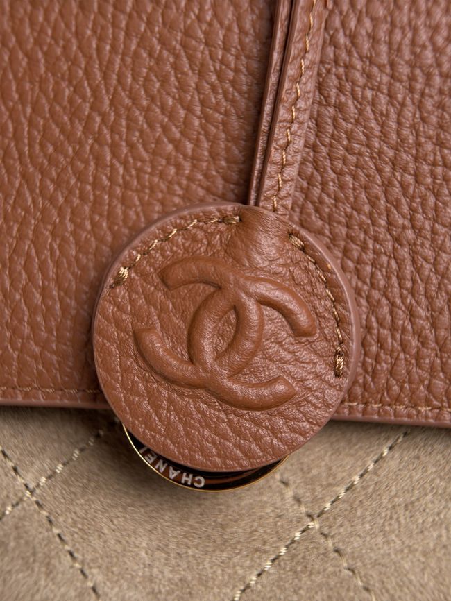 Chanel Large Shopping Bag AS6289 brown&dark Beige Chanel Large Shopping Bag AS6289 brown&dark Beige