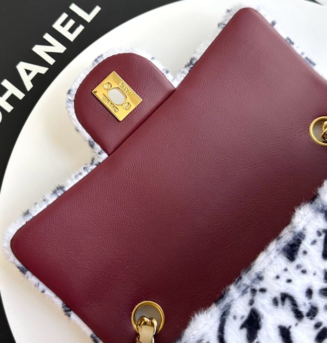Chanel MINI FLAP BAG AS1116 white & Black Chanel MINI FLAP BAG AS1116 white & Black