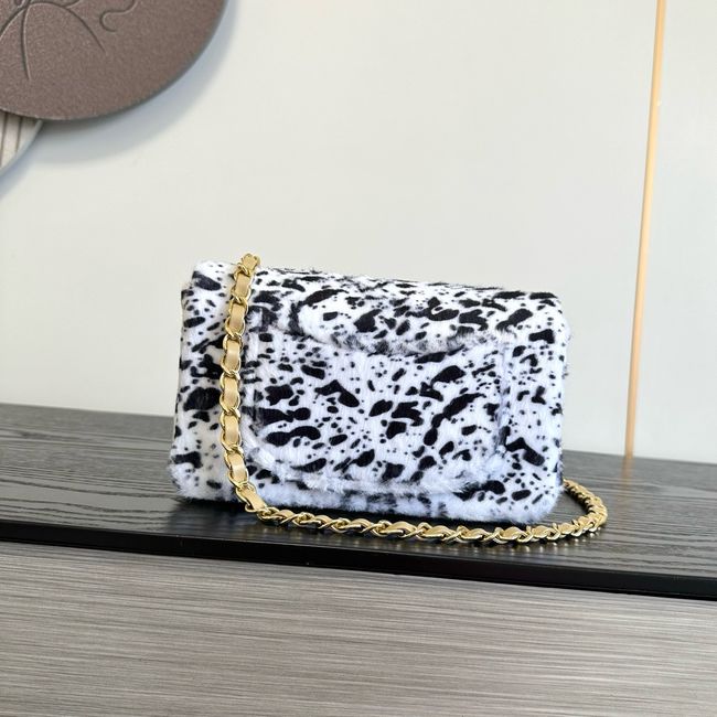 Chanel MINI FLAP BAG AS1116 white & Black Chanel MINI FLAP BAG AS1116 white & Black