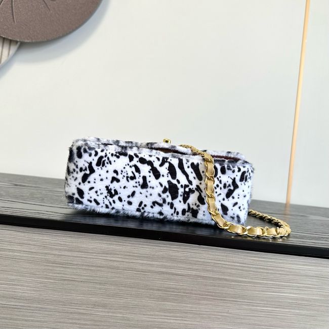 Chanel MINI FLAP BAG AS1116 white & Black Chanel MINI FLAP BAG AS1116 white & Black