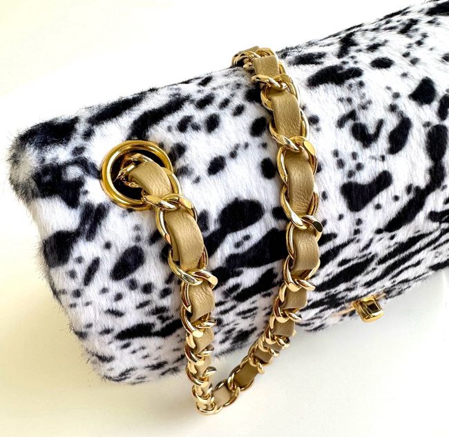 Chanel MINI FLAP BAG AS1116 white & Black Chanel MINI FLAP BAG AS1116 white & Black