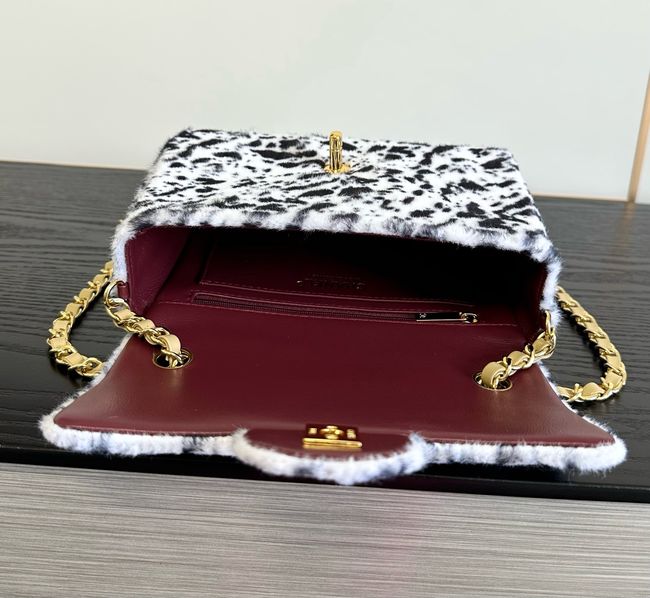 Chanel MINI FLAP BAG AS1116 white & Black Chanel MINI FLAP BAG AS1116 white & Black