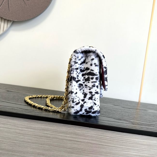 Chanel SMALL FLAP BAG AS1112 White & Black Chanel SMALL FLAP BAG AS1112 White & Black