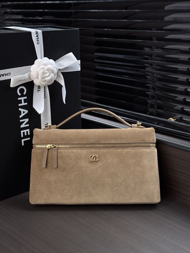 CHANEL Maxi Vanity with chain AS6473 dark Beige CHANEL Maxi Vanity with chain AS6473 dark Beige