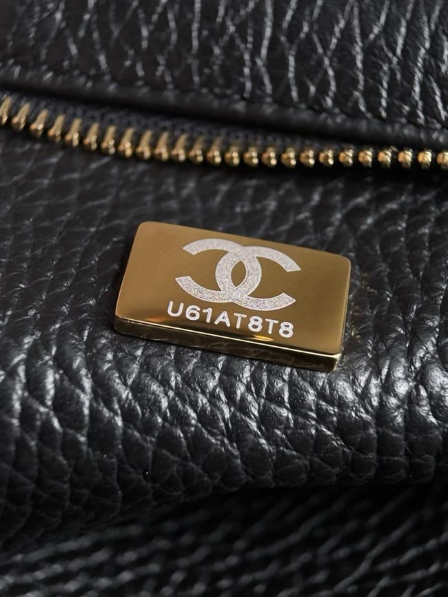 Chanel Shopping Bag AS6428 Dark Beige & Black