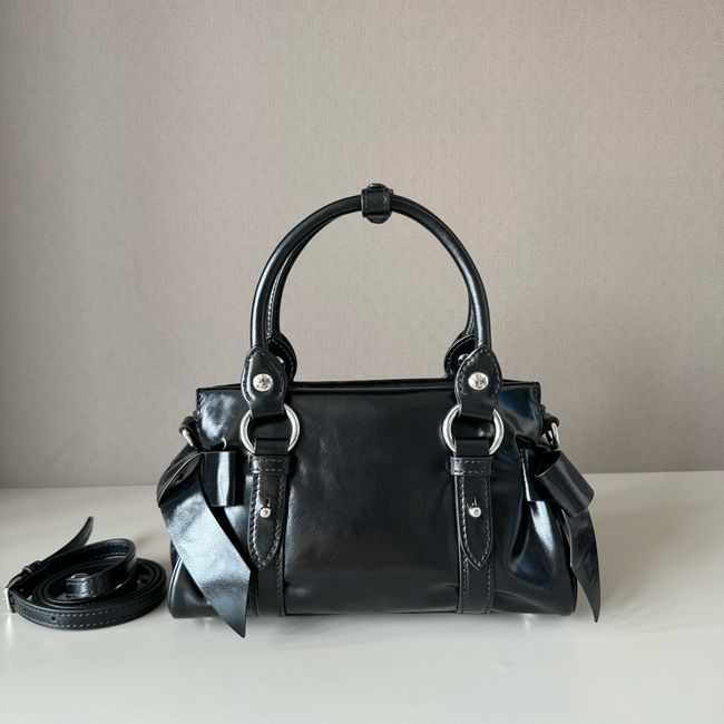 MIUMIU Patent leather bag 5BA336 black