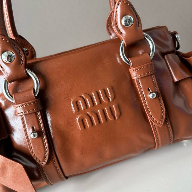 MIUMIU Patent leather bag 5BA336 rosewood color MIUMIU Patent leather bag 5BA336 rosewood color