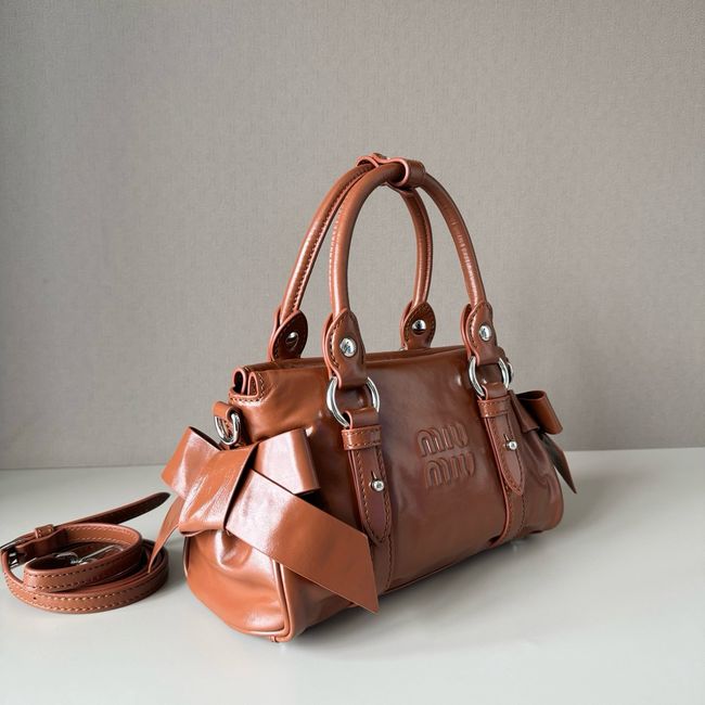 MIUMIU Patent leather bag 5BA336 rosewood color MIUMIU Patent leather bag 5BA336 rosewood color