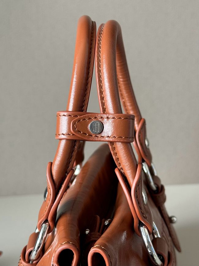 MIUMIU Patent leather bag 5BA336 rosewood color MIUMIU Patent leather bag 5BA336 rosewood color