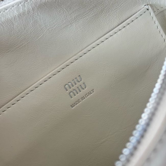 MIUMIU Patent leather bag 5BA336 white