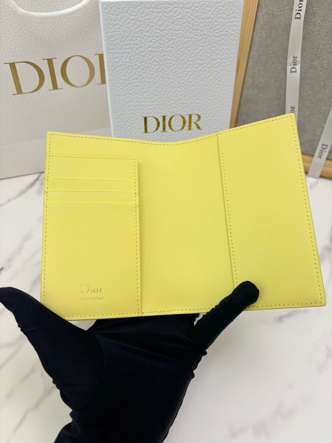 Dior Salon Passport Cover S3817O yellow Dior Salon Passport Cover S3817O yellow