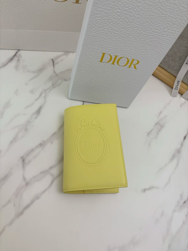 Dior Salon Passport Cover S3817O yellow Dior Salon Passport Cover S3817O yellow