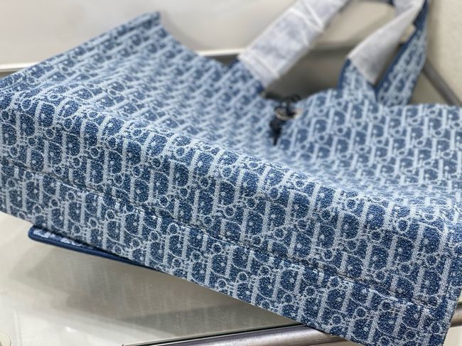 Dioriviera Large Spongy Book Tote Blue Spongy Dior Oblique Fabric M1462PD Dioriviera Large Spongy Book Tote Blue Spongy Dior Oblique Fabric M1462PD