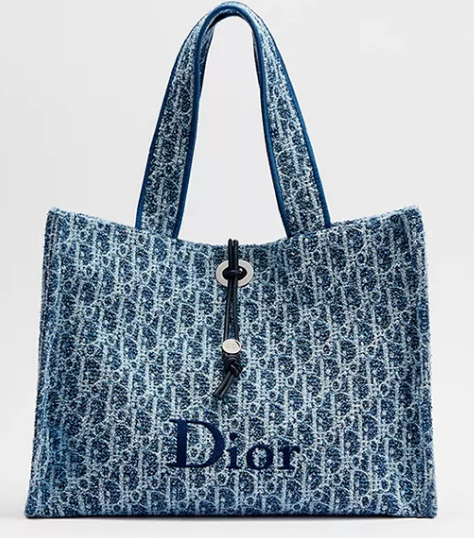 Dioriviera Medium Spongy Book Tote Blue Spongy Dior Oblique Fabric M1461PD Dioriviera Medium Spongy Book Tote Blue Spongy Dior Oblique Fabric M1461PD