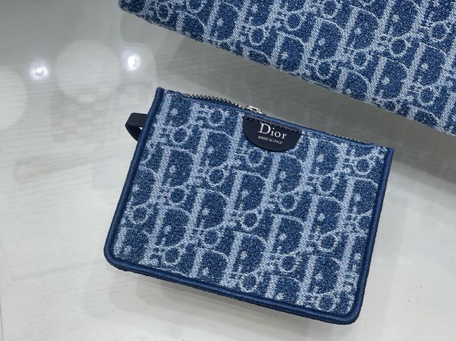 Dioriviera Medium Spongy Book Tote Blue Spongy Dior Oblique Fabric M1461PD Dioriviera Medium Spongy Book Tote Blue Spongy Dior Oblique Fabric M1461PD