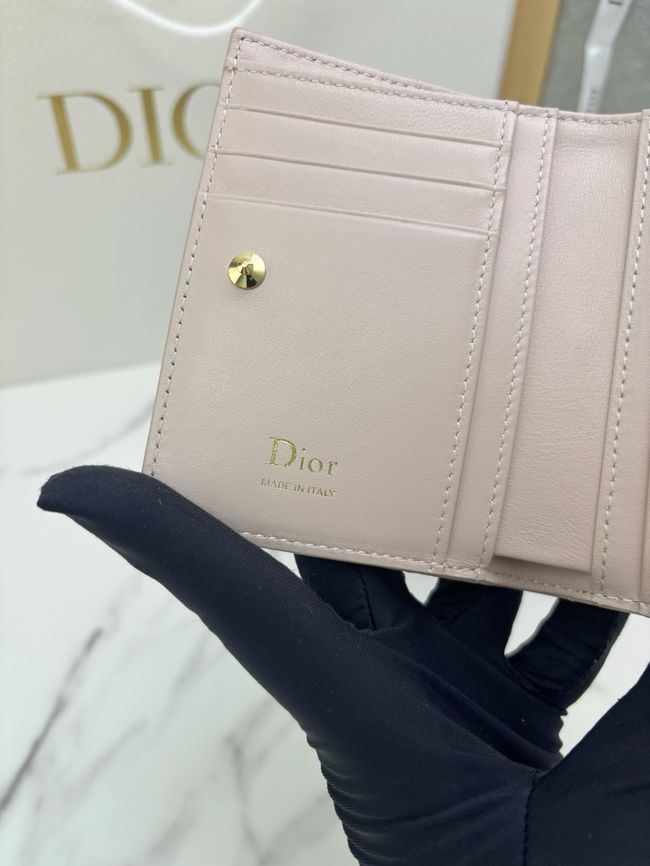 Lady Dior Dahlia Wallet Craie Cannage Lambskin S2065-3 Lady Dior Dahlia Wallet Craie Cannage Lambskin S2065-3