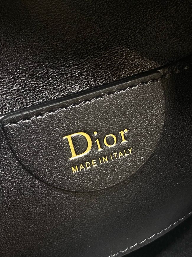 Mini Dior Toujours Hobo Bag Cannage Lambskin M2868O black