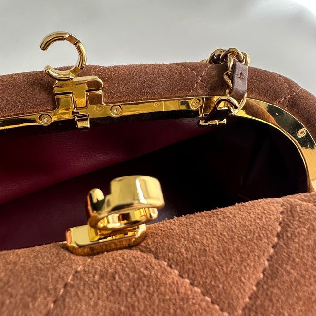 Chanel Clutch with chain AP5252 Brown Chanel Clutch with chain AP5252 Brown
