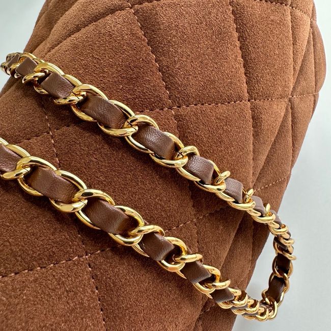 Chanel Clutch with chain AP5252 Brown Chanel Clutch with chain AP5252 Brown