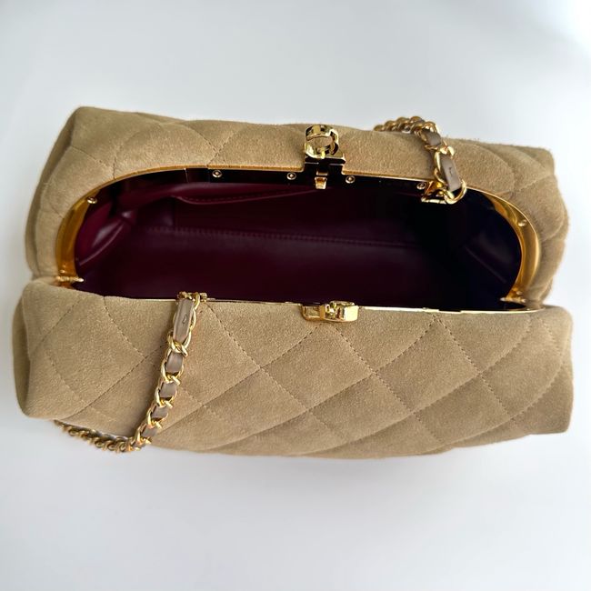 Chanel Clutch with chain AP5252 Dark Beige Chanel Clutch with chain AP5252 Dark Beige