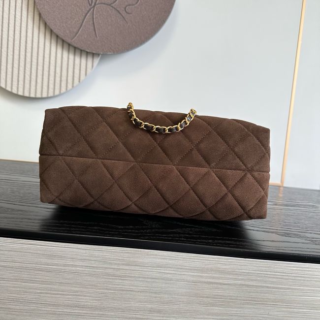 Chanel Clutch with chain AP5252 Dark Brown Chanel Clutch with chain AP5252 Dark Brown