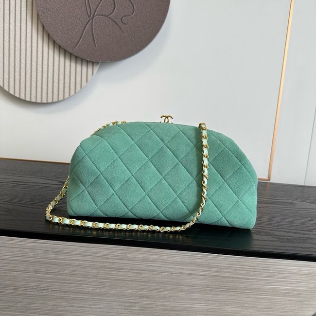 Chanel Clutch with chain AP5252 light green Chanel Clutch with chain AP5252 light green