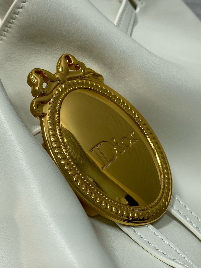 Dior Calfskin Medium Tote Bag 67534 Ivory Dior Calfskin Medium Tote Bag 67534 Ivory