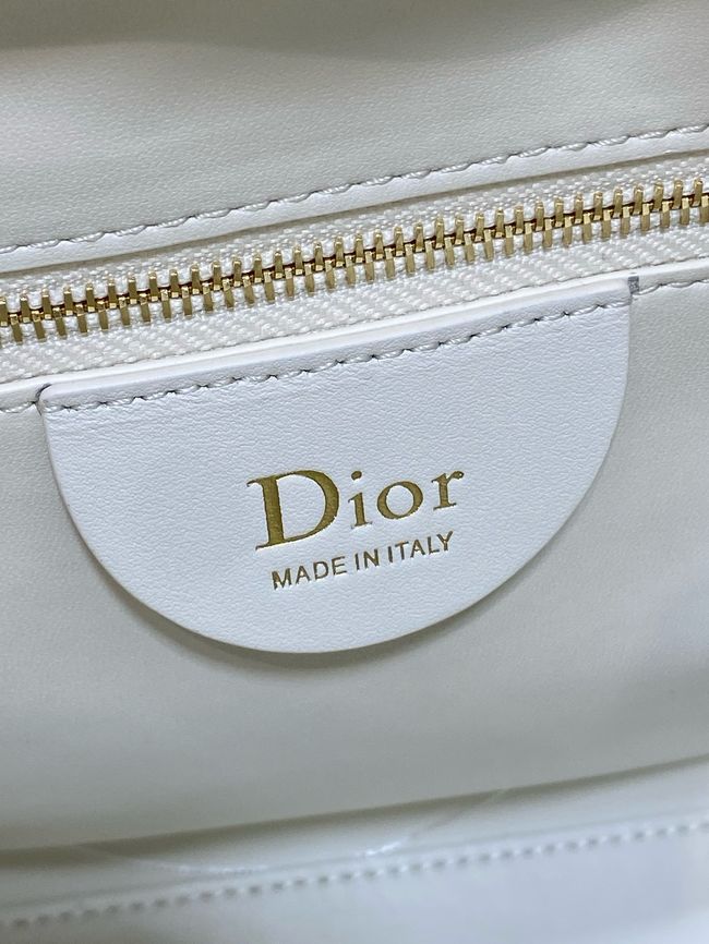 Dior Calfskin Medium Tote Bag 67534 Ivory Dior Calfskin Medium Tote Bag 67534 Ivory