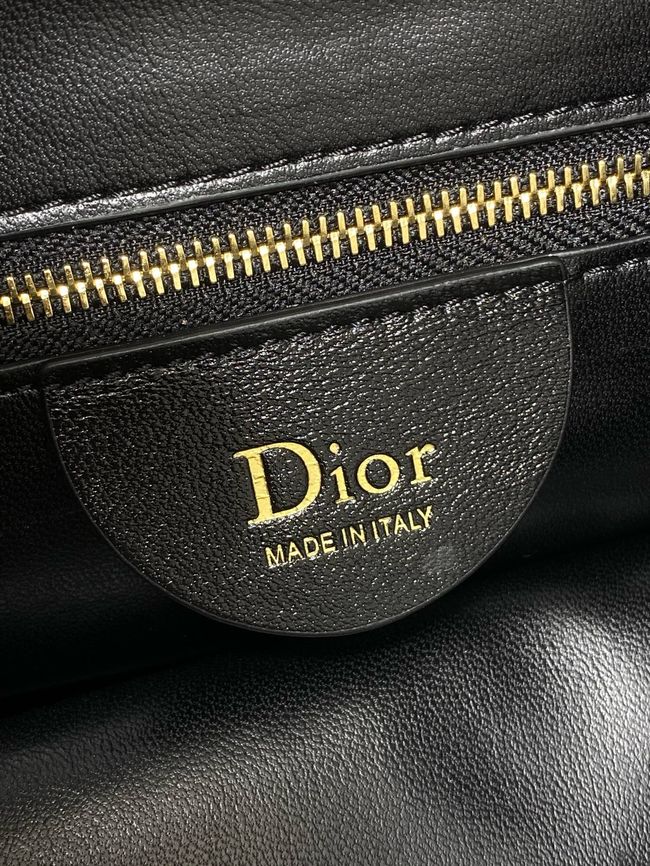 Dior Calfskin Medium Tote Bag 67534 black Dior Calfskin Medium Tote Bag 67534 black