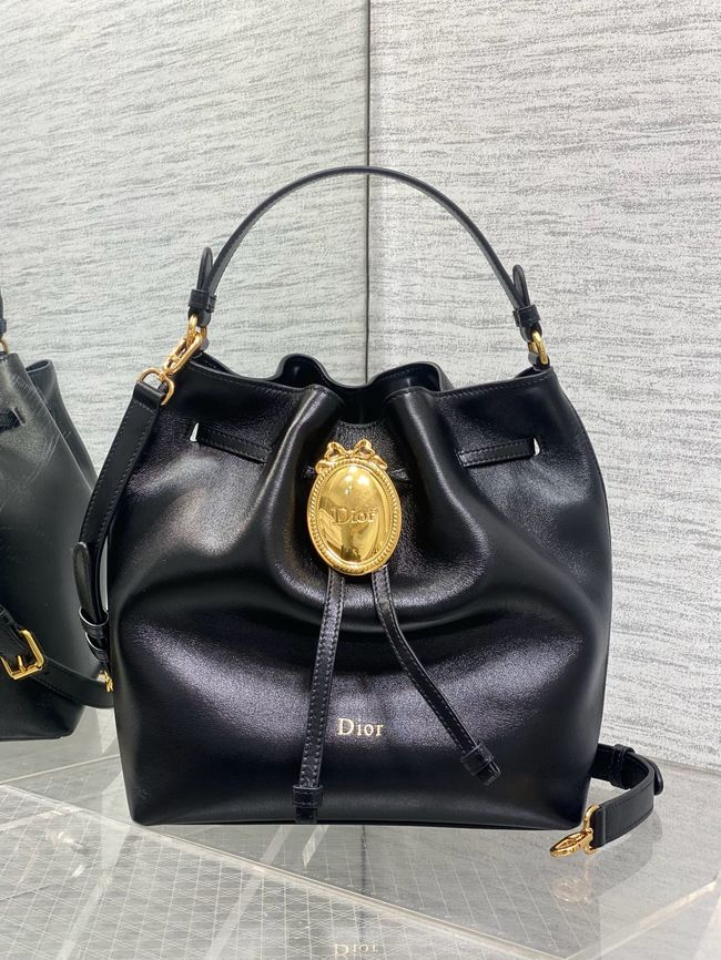 Dior Calfskin Medium Tote Bag 67534 black