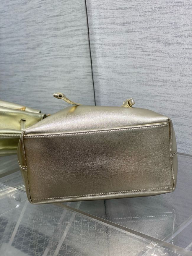 Dior Calfskin Medium Tote Bag 67534 gold Dior Calfskin Medium Tote Bag 67534 gold