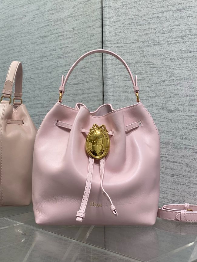 Dior Calfskin Medium Tote Bag 67534 pink Dior Calfskin Medium Tote Bag 67534 pink