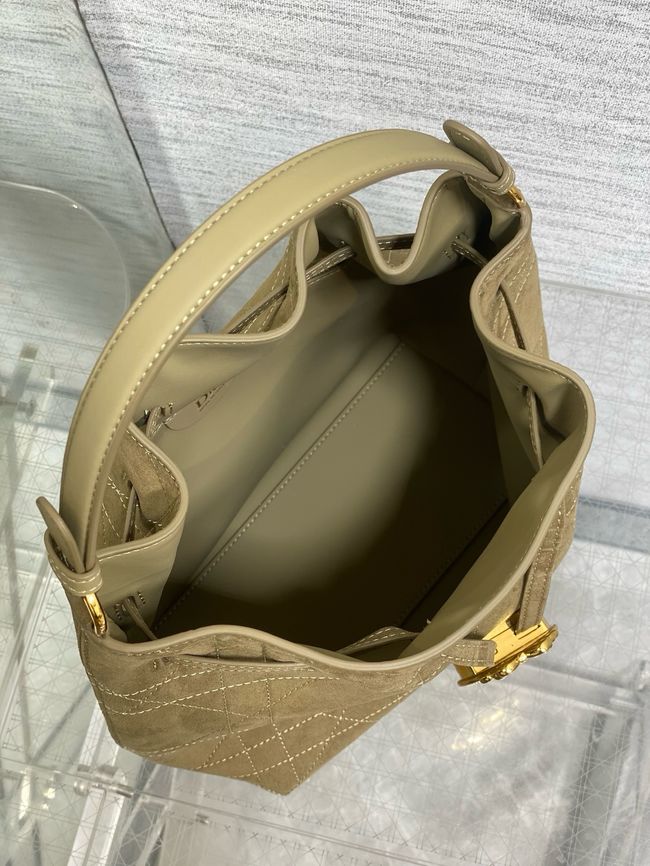 Dior Suede Calfskin Medium Tote Bag 67534 Khaki Dior Suede Calfskin Medium Tote Bag 67534 Khaki