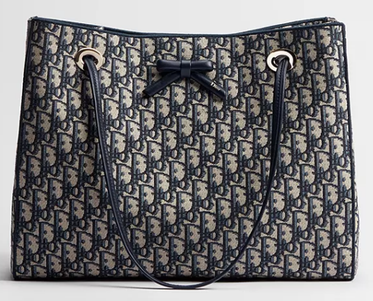 Medium Dior Promenade Shopping Bag Blue Dior Oblique Jacquard M1409O Medium Dior Promenade Shopping Bag Blue Dior Oblique Jacquard M1409O