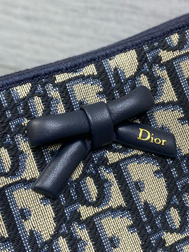 Small Dior Promenade Shopping Bag Blue Dior Oblique Jacquard M1410OT Small Dior Promenade Shopping Bag Blue Dior Oblique Jacquard M1410OT