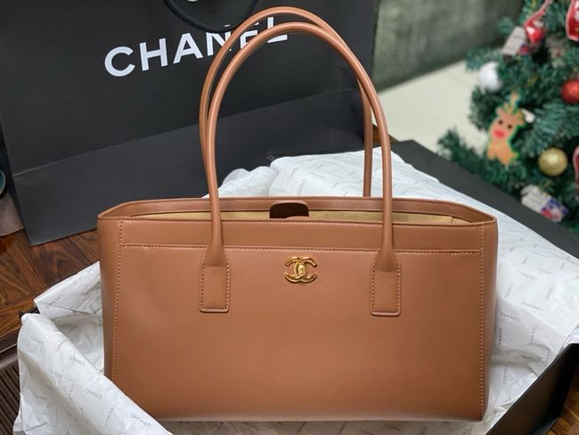 Chanel Small Shopping Bag AS6243 brown