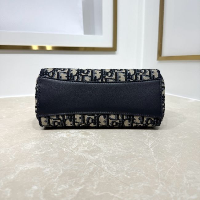 Dior Promenade Mini Shopping Bag Blue Dior Oblique Jacquard S1440OU Dior Promenade Mini Shopping Bag Blue Dior Oblique Jacquard S1440OU