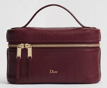 Dior Trianon Soft Vanity Mini Bag Flat Macrocannage Lambskin S4613OS Hermitage Red Dior Trianon Soft Vanity Mini Bag Flat Macrocannage Lambskin S4613OS Hermitage Red