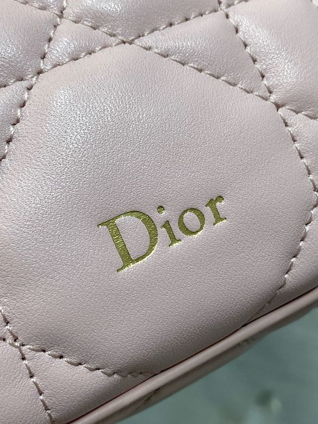 Diorling Mini Bag Macrocannage Lambskin S2613OU Soupir Pink Diorling Mini Bag Macrocannage Lambskin S2613OU Soupir Pink